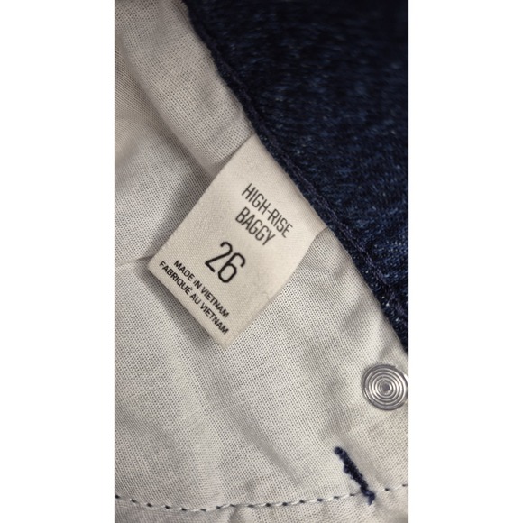 NWT Urban Outfitters BDG Patchwork High Rise Baggy Jeans Women 26x31 Boho Hippie - Picture 2 of 13